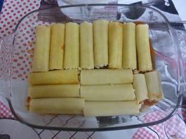 canelones de pollo