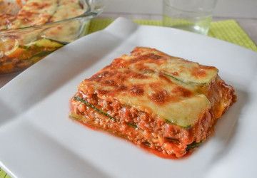 lasaña de calabacin