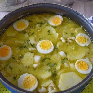 sepia con patatas