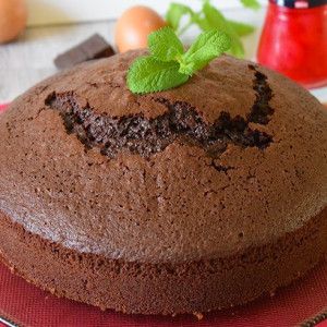 bizcocho de chocolate