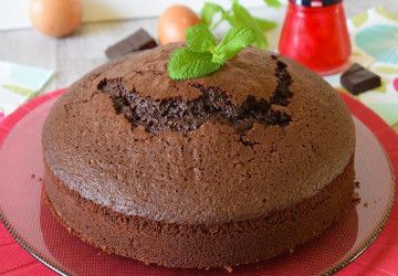 bizcocho de chocolate