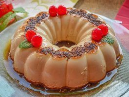 flan de cafe