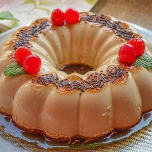 flan de cafe