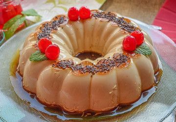 flan de cafe
