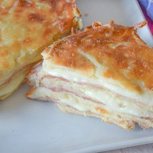 pastel sandwich croque monsieur