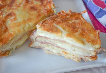 pastel sandwich croque monsieur