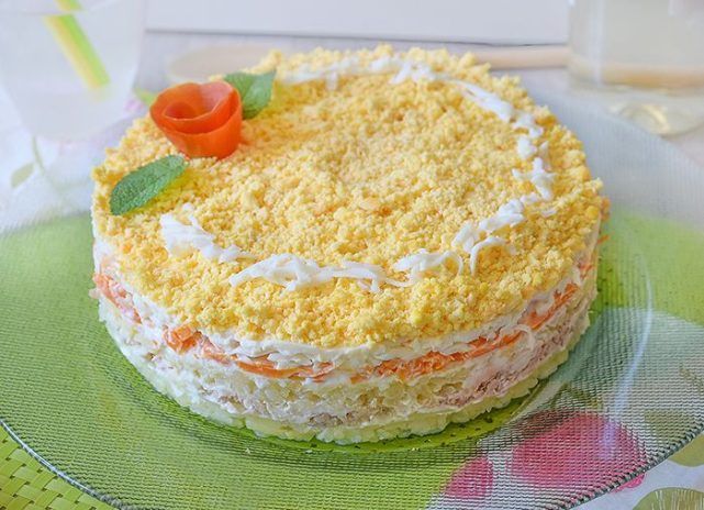 receta de ensalada mimosa