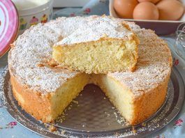 receta de bizcocho esponjoso