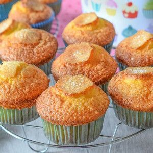 magdalenas caseras de naranja