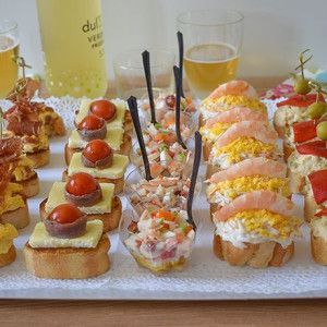 montaditos tapas y pinchos