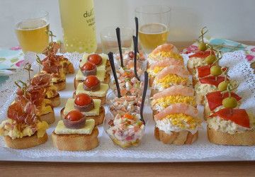 montaditos tapas y pinchos
