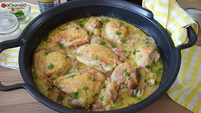 POLLO A LA MOSTAZA