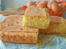receta de bizcocho
