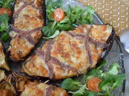 berenjenas rellenas al horno