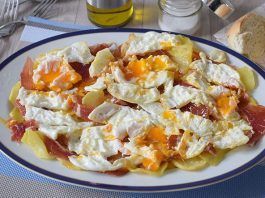 receta de huevos rotos