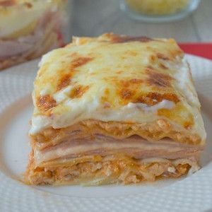 lasaña de pollo