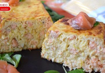 pastel de salmon