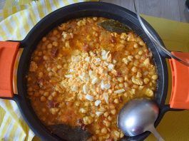 guiso de garbanzos receta
