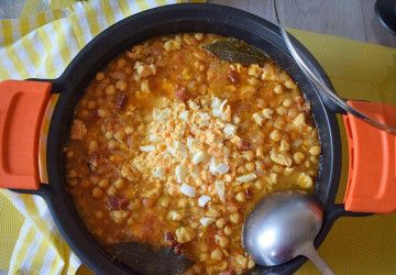 guiso de garbanzos receta