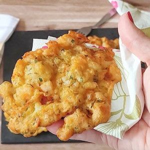 tortitas de gambas