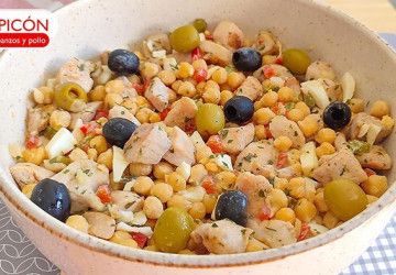 salpicon o ensalada de garbanzos