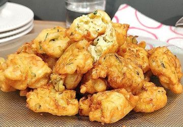 buñuelos de calabacin y yogur
