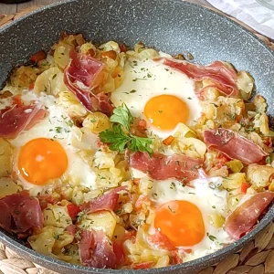 huevos estilo campero o campesino