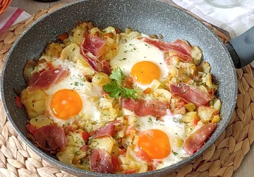 huevos estilo campero o campesino