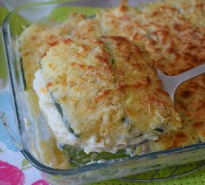pasticho de calabacin receta