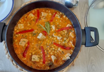 guiso de garbanzos tierra mar