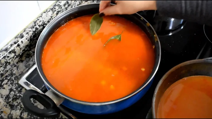receta de garbanzos con langostinos paso 4c