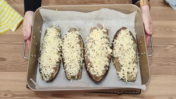 como hacer berenjenas rellenas 5