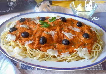receta de espaguetis