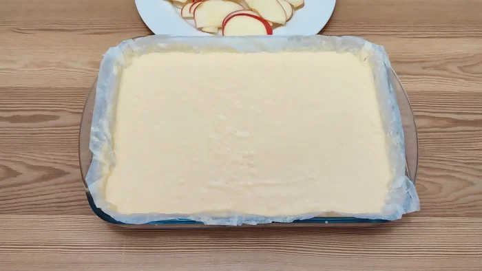 como hacer tarta de manzana paso 4