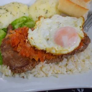 bistec a caballo receta