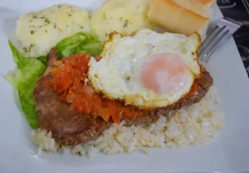 bistec a caballo receta