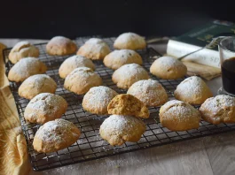 galletas besos de cafe
