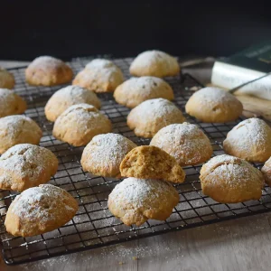 galletas besos de cafe