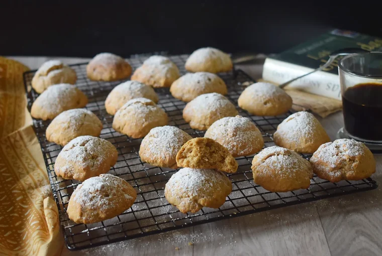 galletas besos de cafe