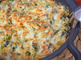 pasta gratinada a la florentina