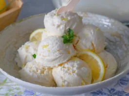 helado de limon