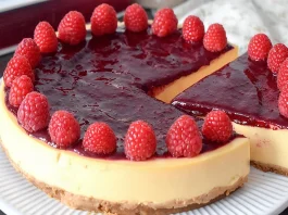 TARTA DE QUESO SON HORNO FRIA