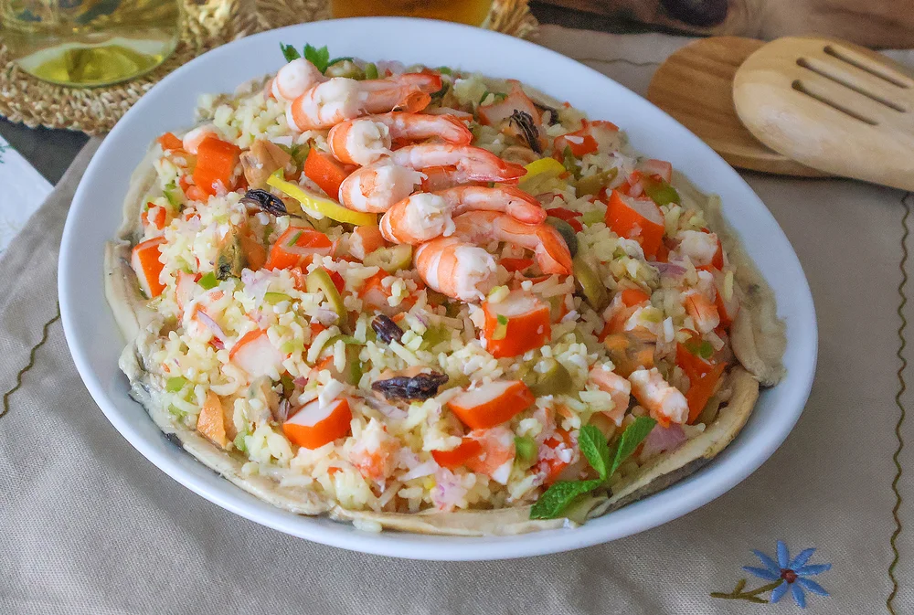receta de ensalada de arroz