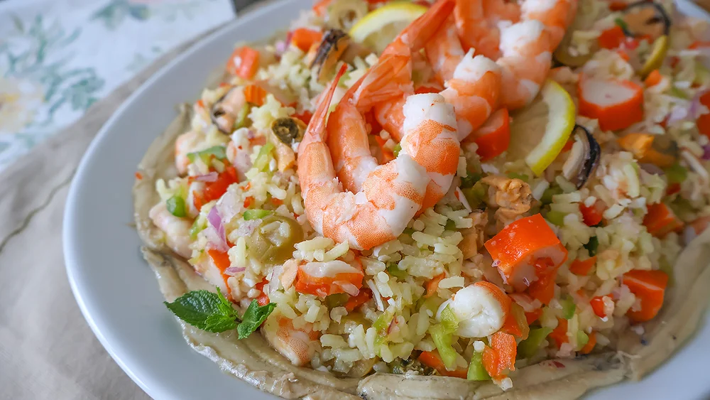 receta de ensalada de arroz