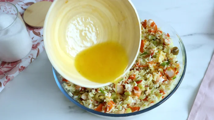 como hacer ensalada de arroz 3b
