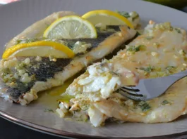 lubina a la plancha