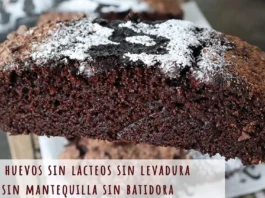 pastel de chocolate crazy cake