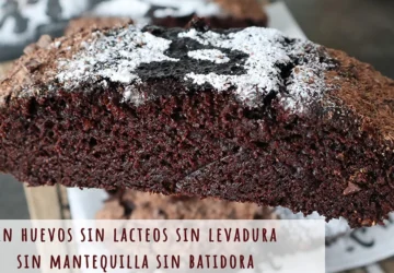 pastel de chocolate crazy cake