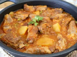 receta de costillas de cerdo guisadas