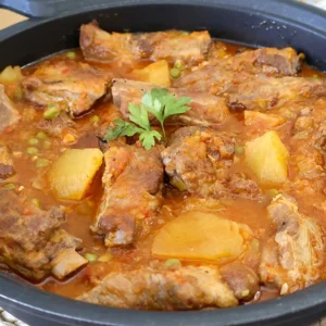 receta de costillas de cerdo guisadas